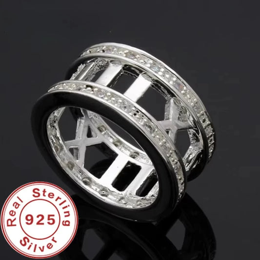Anillo Monarca Plata de Ley 925